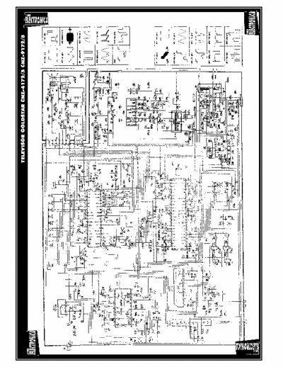 GOLDSTAR CNZ4172 CHASSIS MC14A : MODELS : GOLSTAR CNZ4172 ; CP21A80 ; CP21A90 ; CNT4172 ; CNT 9172 ; KENIA 3050